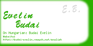 evelin budai business card